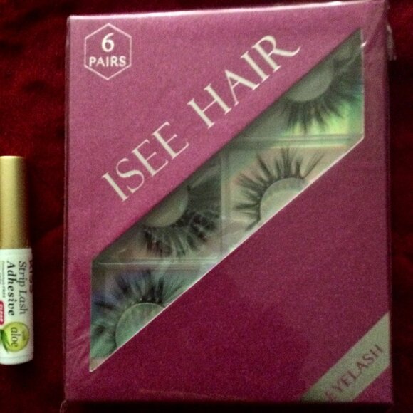 ISEE HAIR Mink Eyelashes 6 Pairs New in Package - Picture 1 of 3